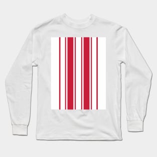 Southampton Retro 1976 Red & Whites Striped FA Cup Winners Home Long Sleeve T-Shirt